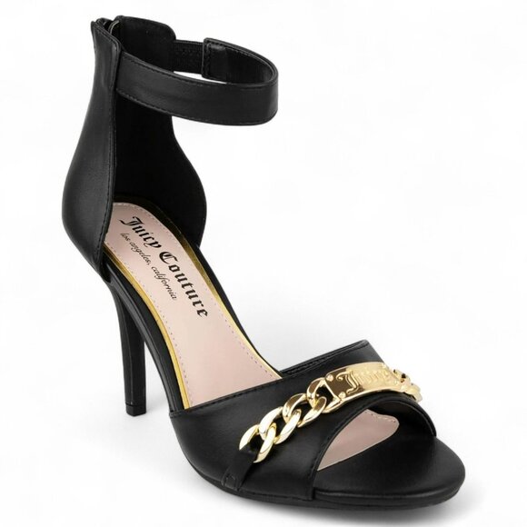 MAIA Womens Faux Leather Ankle Strap Pumps - Picture 1 of 3
